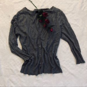 Gray 5/8 Length Sleeve